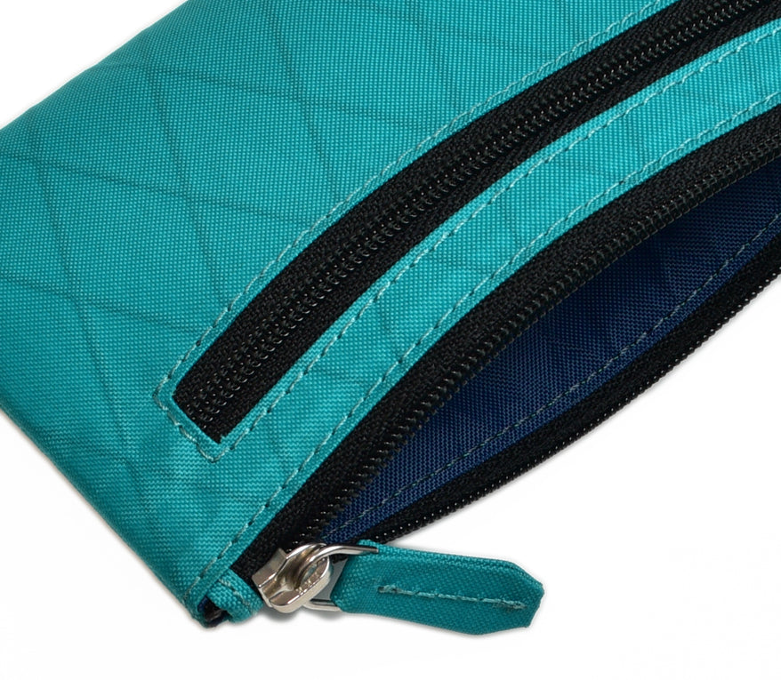 Piper One Pouch - 2 zip - X-Pac Teal