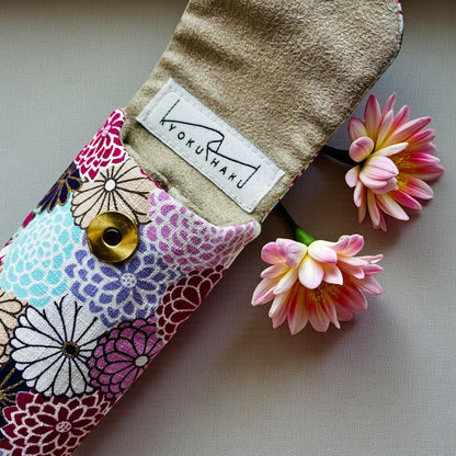 Kyoku Haku Dahlia 2 Pen Case