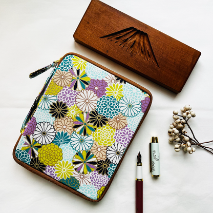 Kyoku Haku Dahlia 10 Pen Case