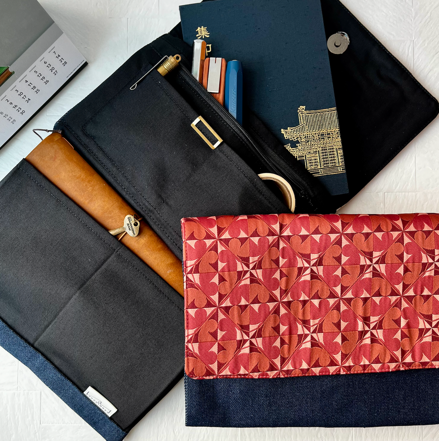 Kyoku Haku Archeology Notebook Shoulder Bag