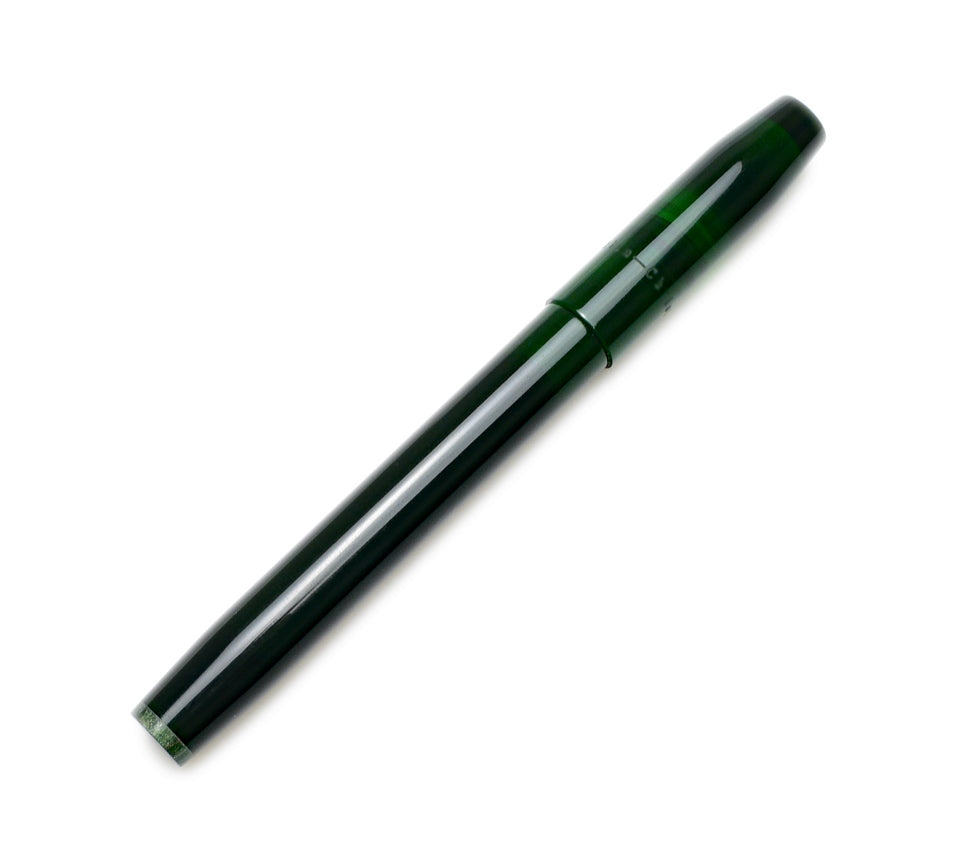 Emerald DC Green Franklin-Christoph Model 46L fountain pen with a capped body.