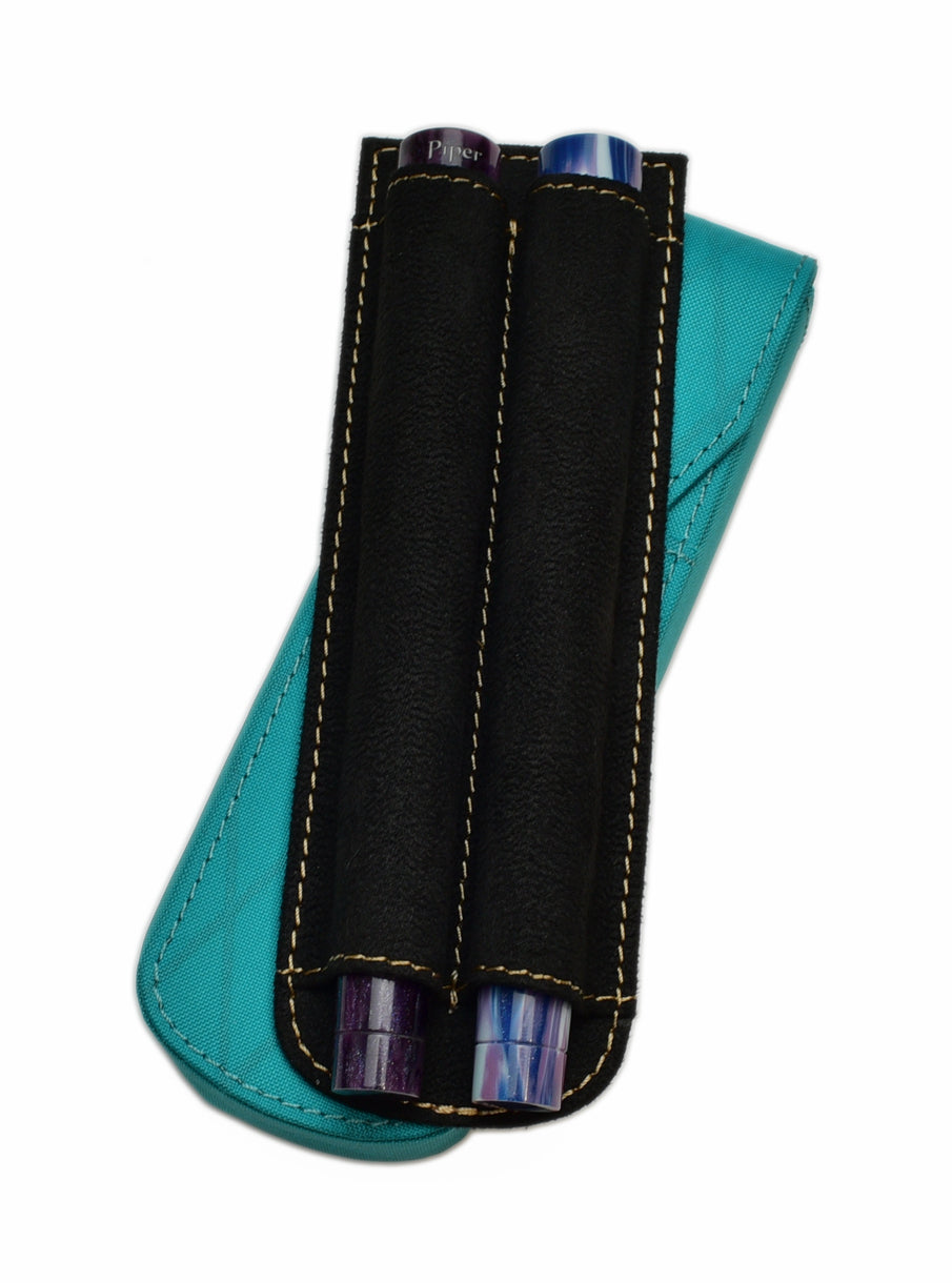 Piper Two Pen Case - X-Pac - Turquoise