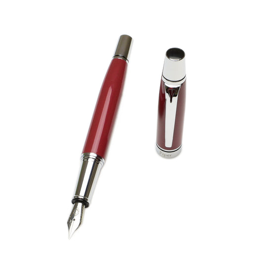 Piper Torpedo Fountain Pen - Cinnamon Red