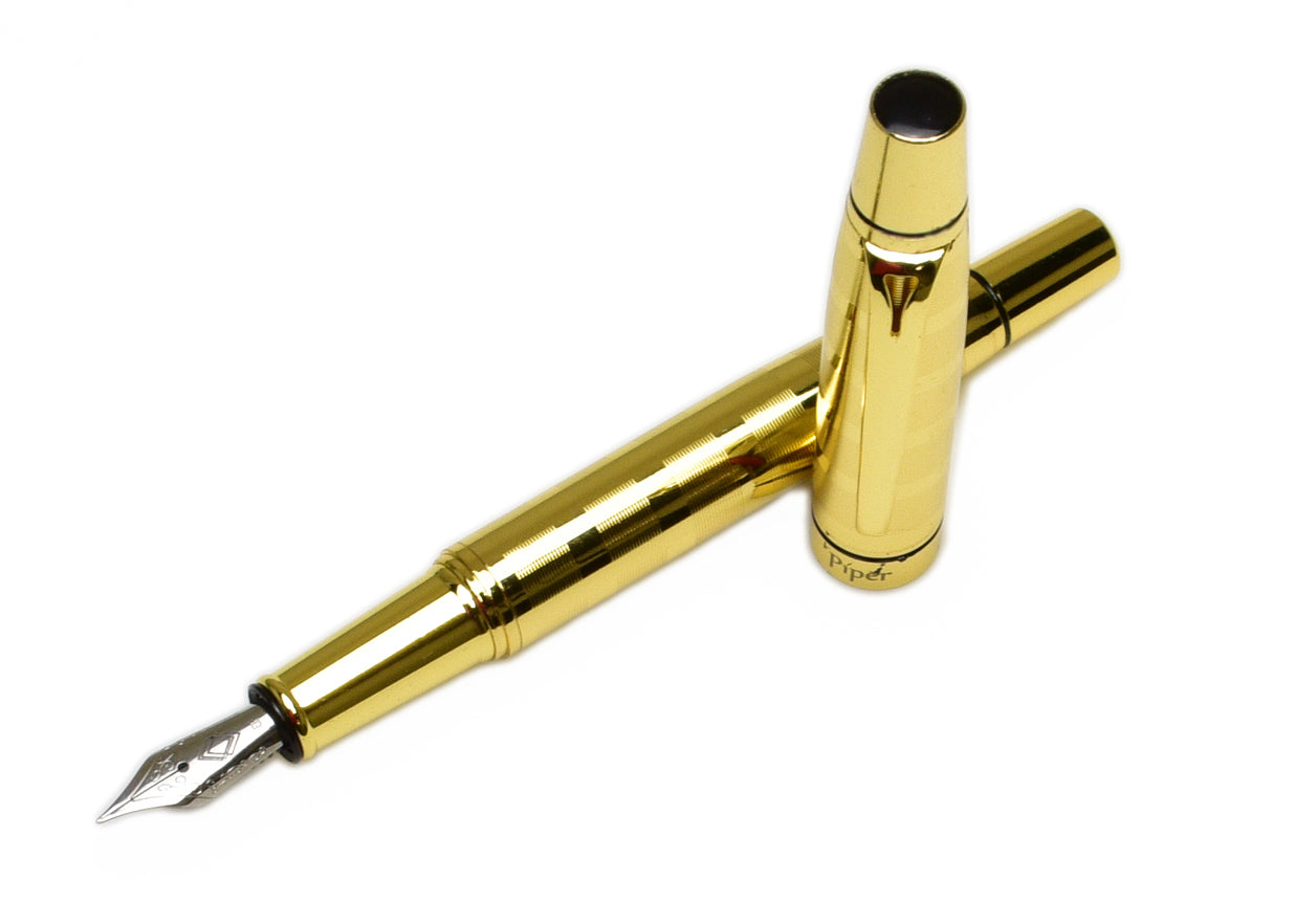 Piper Torpedo Fountain Pen - Gold