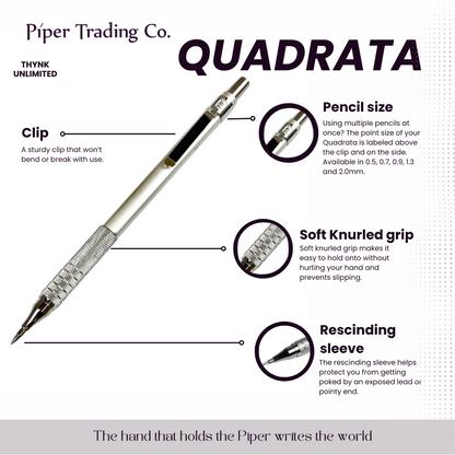Piper Quadrata Thick Lead Mechanical Pencils