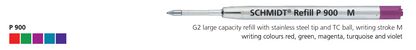 Schmidt p900 G2 Refill - Colors