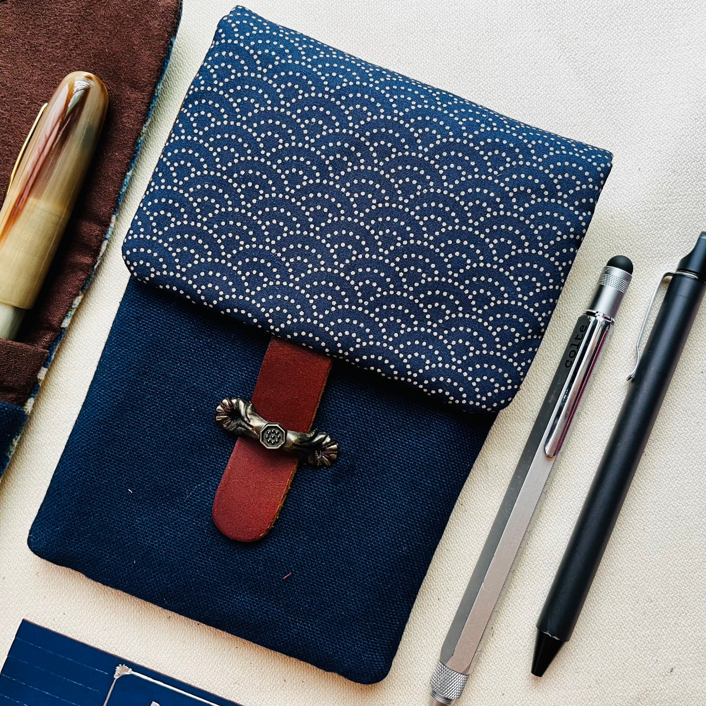 Kyoku Haku Seigaiha 4 Pen Case
