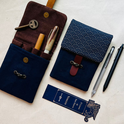 Kyoku Haku Seigaiha 4 Pen Case