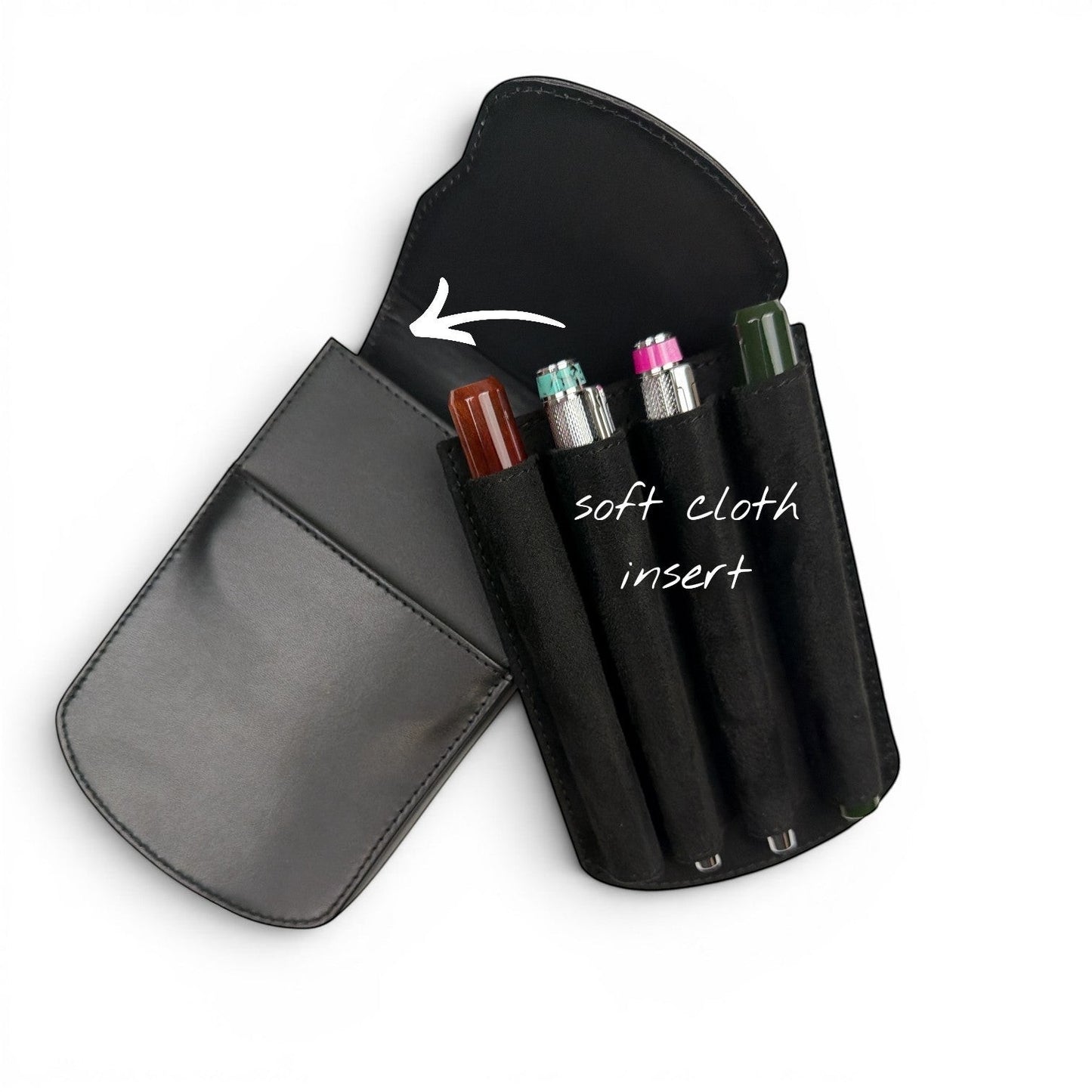 Piper 4 Pen Case - Leather
