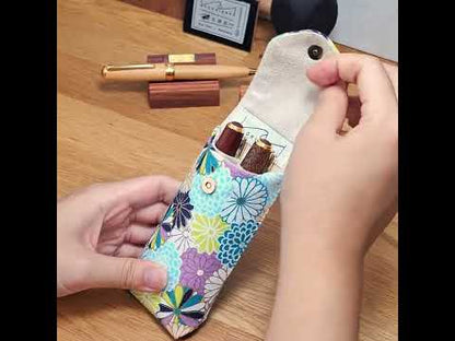 Kyoku Haku Dahlia 2 Pen Case